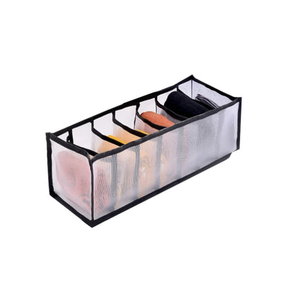 Foldable Underwear & Bra Organizer – Wardrobe Drawer Storage Box for Bedroom Closet