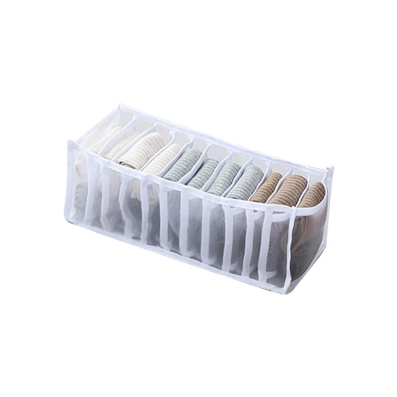 Foldable Underwear & Bra Organizer – Wardrobe Drawer Storage Box for Bedroom Closet