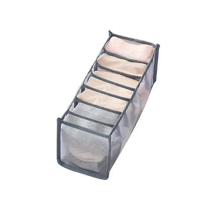 Foldable Underwear & Bra Organizer – Wardrobe Drawer Storage Box for Bedroom Closet