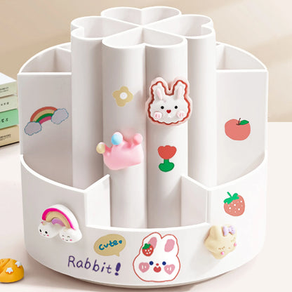 Rotating Pen Holder – Large Capacity Desk Organizer for Pens, Brushes & Cosmetics